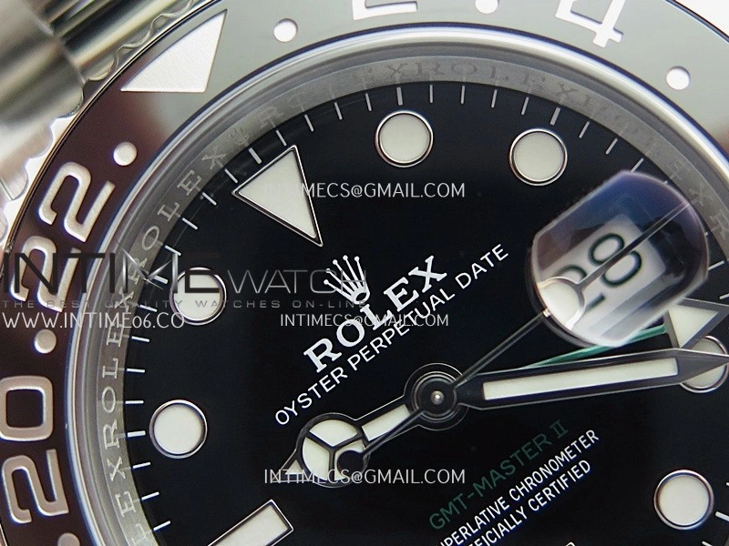 GMT-Master II 126710 GRNR Black Gray Ceramic ARF 1:1 Best Edition Black Dial On Oyster Bracelet DD3285 CHS