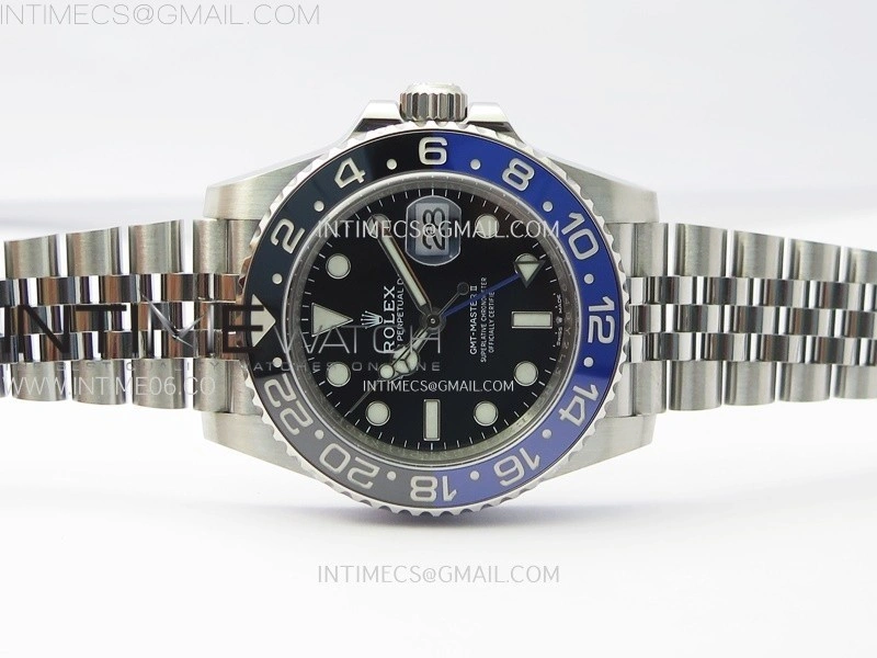 GMT-Master II 126710 BLNR Blue Black Ceramic C+F 1:1 Best Edition Black Dial on Jubilee Bracelet SH3285 CHS