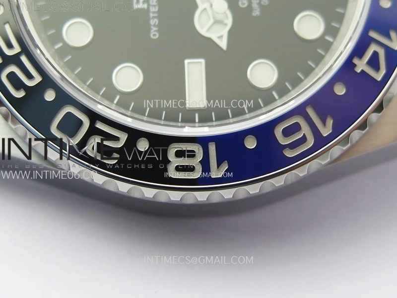 GMT-Master II 126710 BLNR Blue Black Ceramic C+F 1:1 Best Edition Black Dial on Jubilee Bracelet SH3285 CHS