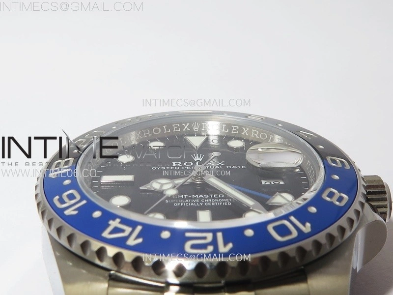 GMT-Master II 126710 BLNR Blue Black Ceramic C+F 1:1 Best Edition Black Dial on Jubilee Bracelet SH3285 CHS
