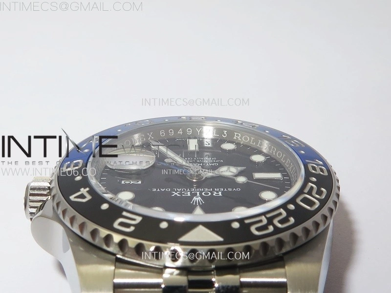 GMT-Master II 126710 BLNR Blue Black Ceramic C+F 1:1 Best Edition Black Dial on Jubilee Bracelet SH3285 CHS