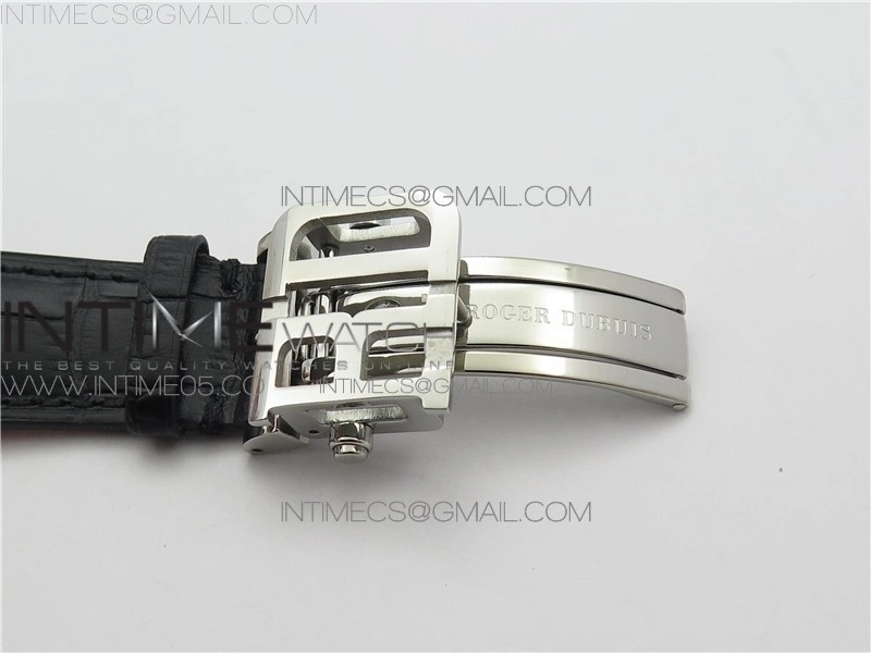 RB HOMMAGE TOURBILLON RDDBHO0558 WHITE DIAL ON BLACK LEATHER STRAP