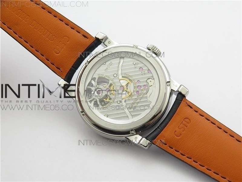 RB HOMMAGE TOURBILLON RDDBHO0558 WHITE DIAL ON BLACK LEATHER STRAP
