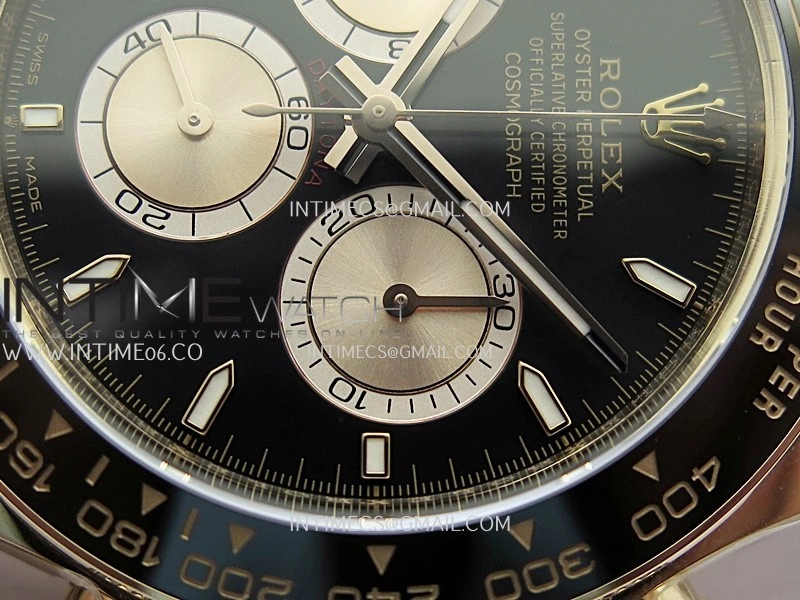 Daytona 126515 Gain Weight ARF 1:1 Best Edition Black Dial RG Subdial Stick Marker On Oysterflex Strap DD4131