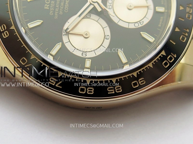 Daytona 126515 Gain Weight ARF 1:1 Best Edition Black Dial RG Subdial Stick Marker On Oysterflex Strap DD4131