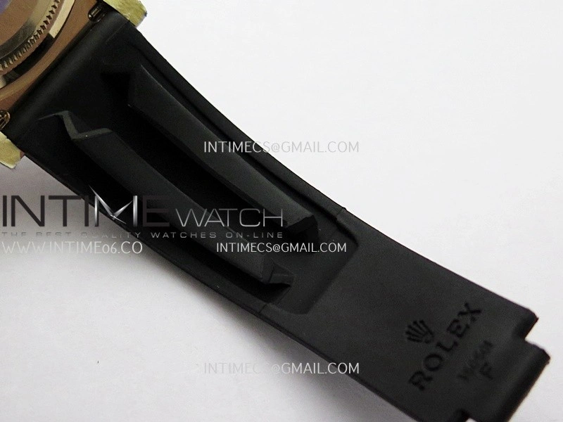 Daytona 126515 Gain Weight ARF 1:1 Best Edition Black Dial RG Subdial Stick Marker On Oysterflex Strap DD4131