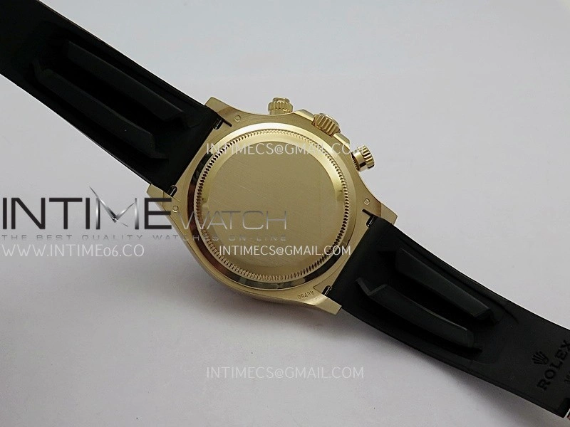 Daytona 126515 Gain Weight ARF 1:1 Best Edition Black Dial RG Subdial Stick Marker On Oysterflex Strap DD4131