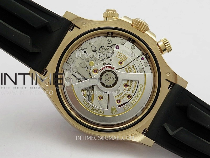 Daytona 126515 Gain Weight ARF 1:1 Best Edition Black Dial RG Subdial Stick Marker On Oysterflex Strap DD4131
