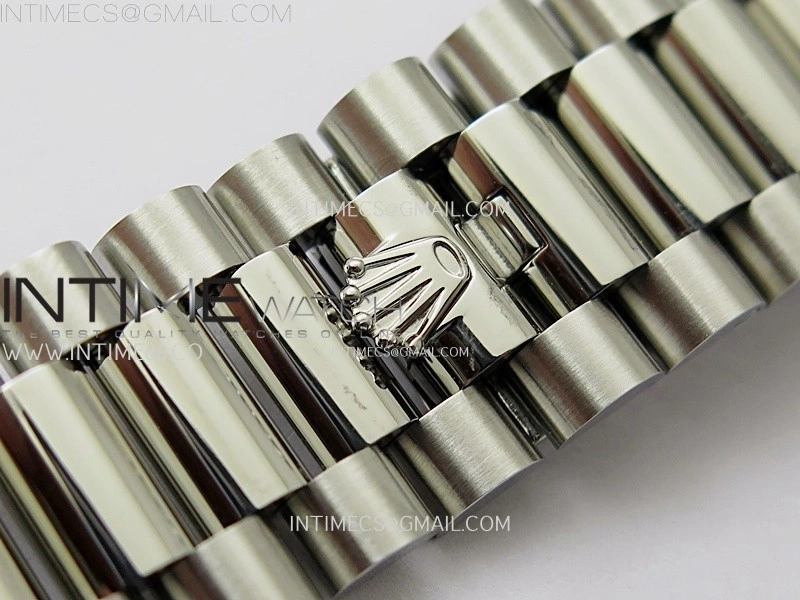 Day Date 228236 40mm 904L SS 1:1 AR+F Best Edition Blue Gradient Dial Roman Markers on SS President Bracelet SA3255