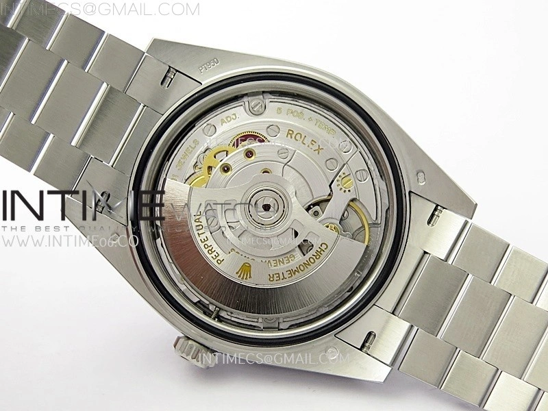 Day Date 228236 40mm 904L SS 1:1 AR+F Best Edition Blue Gradient Dial Roman Markers on SS President Bracelet SA3255
