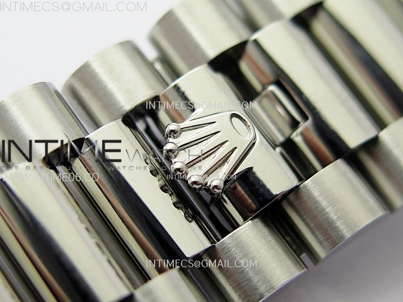 Day Date 228236 40mm 904L SS 1:1 AR+F Best Edition Ice Blue Dial T Diamonds Markers on SS President Bracelet SA3255