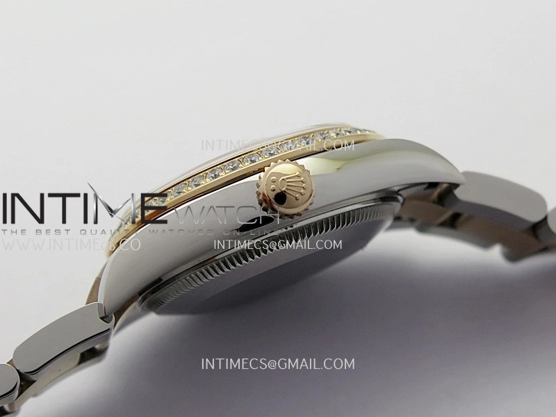 DateJust 31mm 904L SS RG AR+F Best Edition White MOP Dial Diamond Marker On 904L SS RG Oyster Bracelet A2236