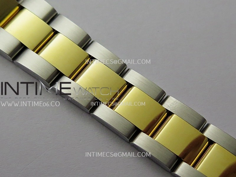 DateJust 31mm 904L SS YG AR+F Best Edition White MOP Dial Diamond Marker On 904L SS YG Oyster Bracelet A2236