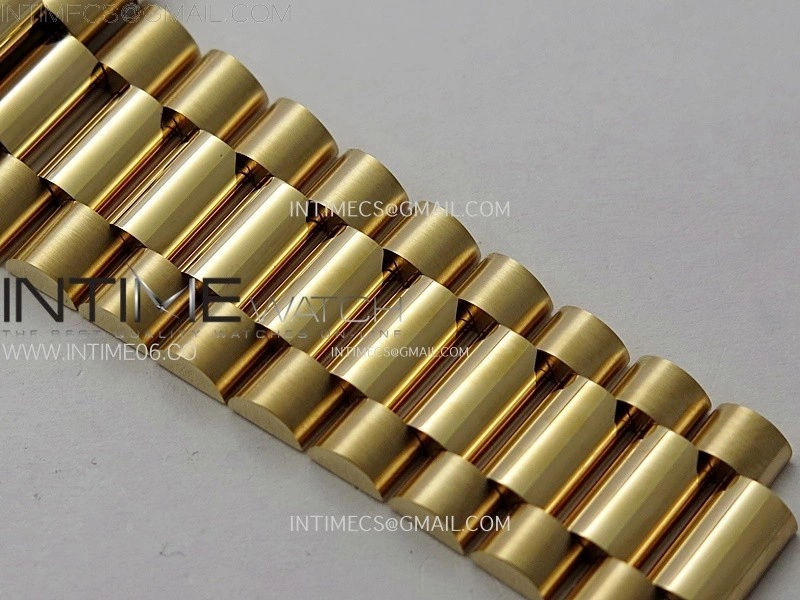 Day Date 228235 40mm 904L RG 1:1 AR+F Best Edition Brown Dial Sticks Markers on RG President Bracelet SA3255