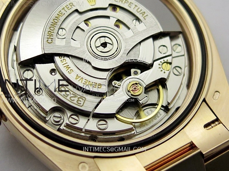 Day Date 228235 40mm 904L RG 1:1 AR+F Best Edition Brown Dial Sticks Markers on RG President Bracelet SA3255