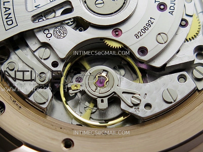 Portuguese Chrono IW371611 RG APSF 1:1 Best Edition Gray Dial On Black Leather Strap Asian Super Clone 69355
