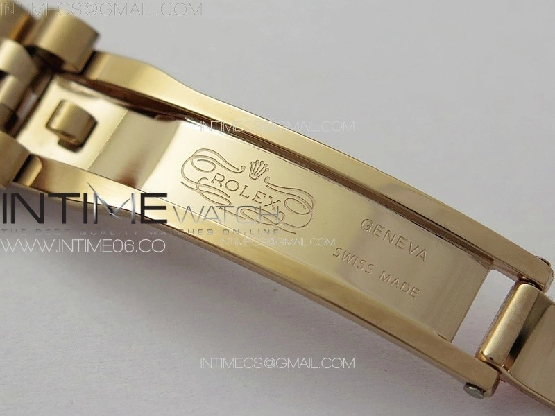 Datejust 28mm 279179 RG APSF Best Edition White MOP Dial Crystals Markers on SS Jubilee Bracelet NH05