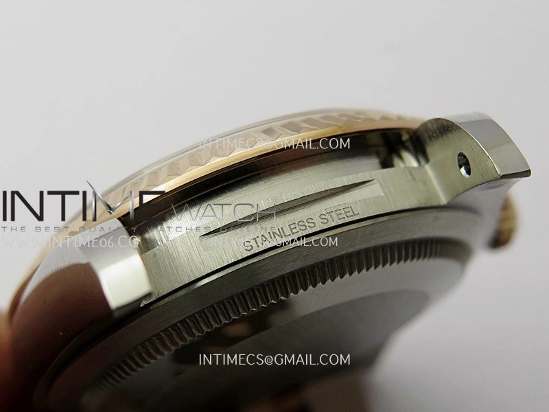 DateJust 126233 36mm 904L SS RG AR+F 1:1 Best Edition Gray Dial Roman Diamond Marker On Jubilee Bracelet DD3235
