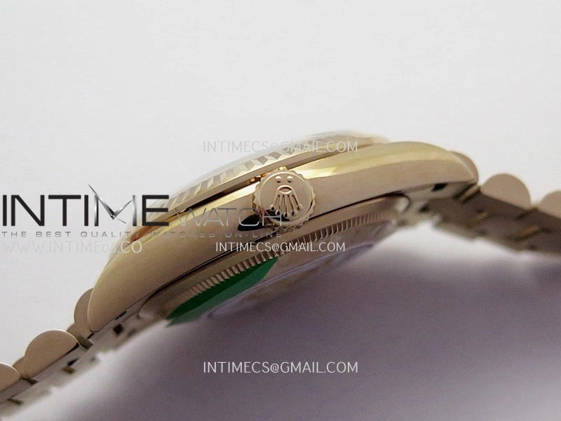 Day Date 128235 RG Gain Weight KF 1:1 White MOP Dial T Diamond Marker On President Bracelet A2836