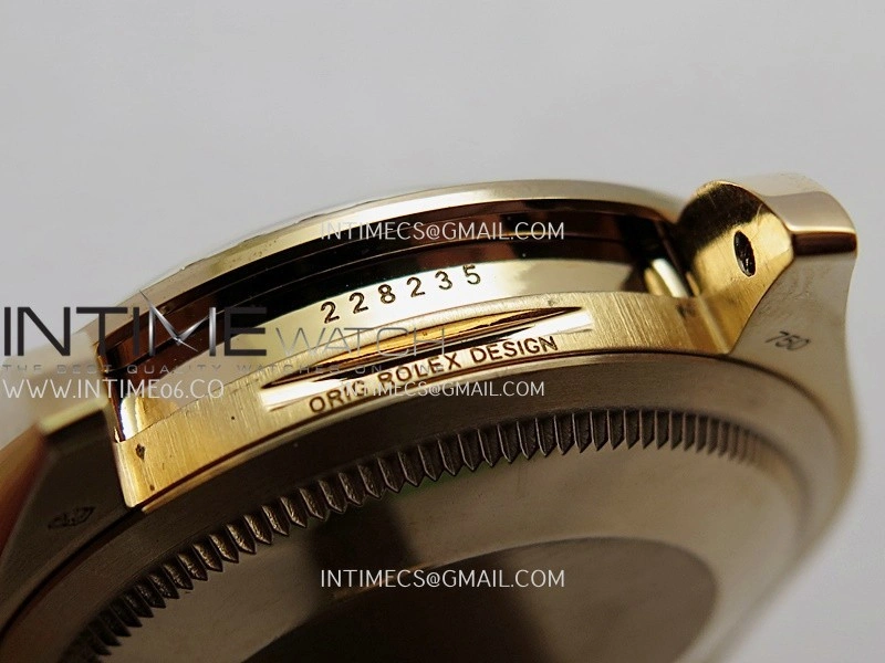 Day Date 128345 RG Gain Weight KF 1:1 White MOP Dial T Diamond Marker On President Bracelet A2836