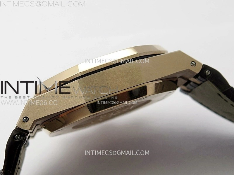 Royal Oak Chrono 26331ST RG IPF 1:1 Best Edition Brown Dial rose gold subdial on Brown Leather Strap A7750
