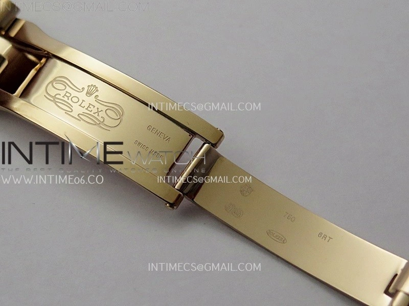 Day Date 228235 40mm RG KF 1:1 Best Edition Brown Dial Crystal Markers On RG President Bracelet SA3255