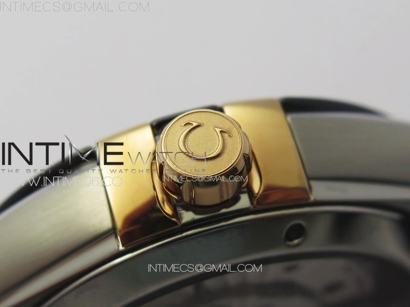 Constellation 41mm RG Black Ceramic Bezel VSF 1:1 Best Edition Silver Dial on Black Gummy Strap A8900