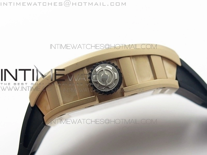 RM022 RG Skeleton Dial on Black Rubber Strap MIYOTA 9015