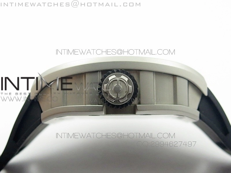 RM022 SS Skeleton Dial on Black Rubber Strap MIYOTA 9015