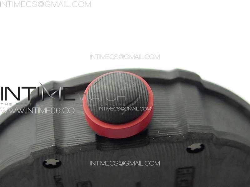 RM027-03 NTPT Real Tourbillon RMF Best Edition Skeleton Dial on Red Nylon Strap