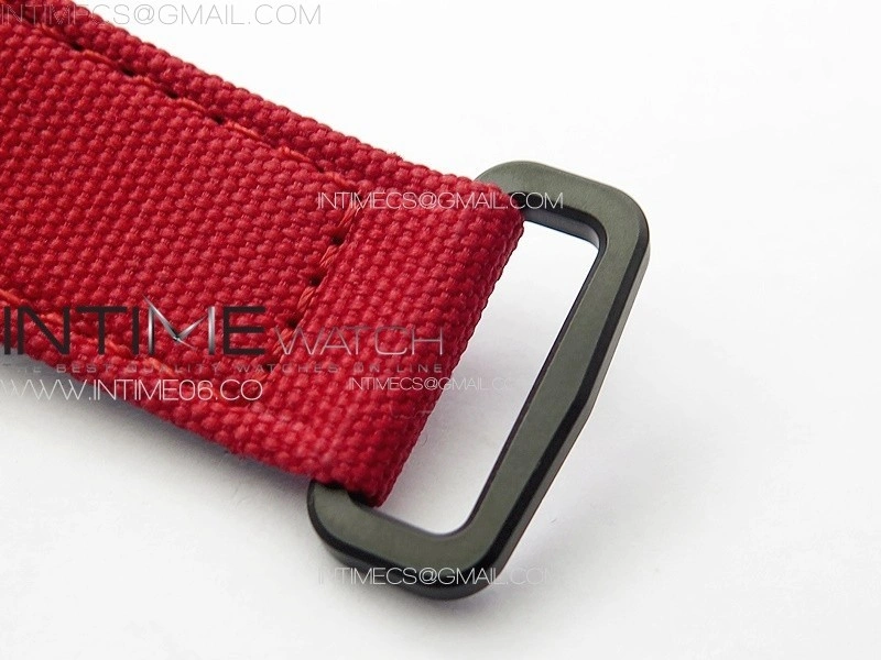 RM027-03 NTPT Real Tourbillon RMF Best Edition Skeleton Dial on Red Nylon Strap