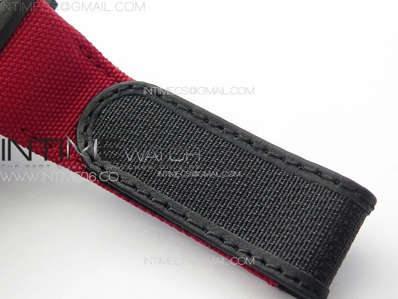 RM027-03 NTPT Real Tourbillon RMF Best Edition Skeleton Dial on Red Nylon Strap
