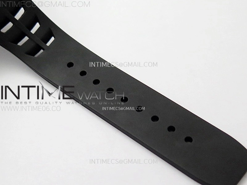 RM047 DLC RG YSF Skeleton Dial on black Rubber Strap Asian Tourbillon