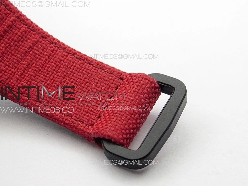 RM055 Real Ceramic Case KUF Best Edition Red Crown on Red Nylon Strap MIYOTA8215