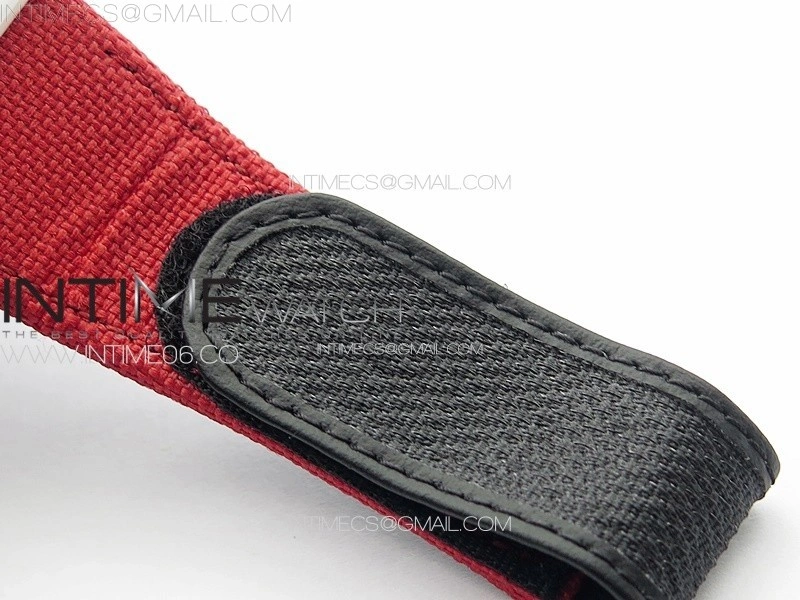 RM055 Real Ceramic Case KUF Best Edition Red Crown on Red Nylon Strap MIYOTA8215