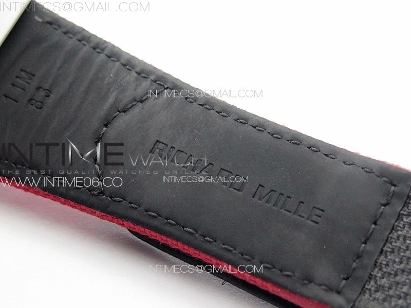 RM055 Real Ceramic Case KUF Best Edition Red Crown on Red Nylon Strap MIYOTA8215