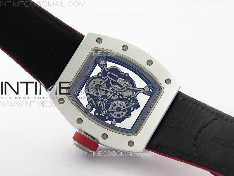 RM055 Real Ceramic Case KUF Best Edition Red Crown on Red Nylon Strap MIYOTA8215