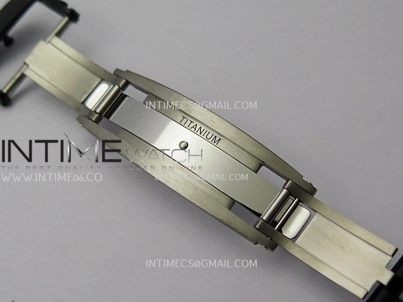RM061 Black Ceramic ZF 1:1 Best Edition On Black Rubber Strap RMUL2 Super Clone