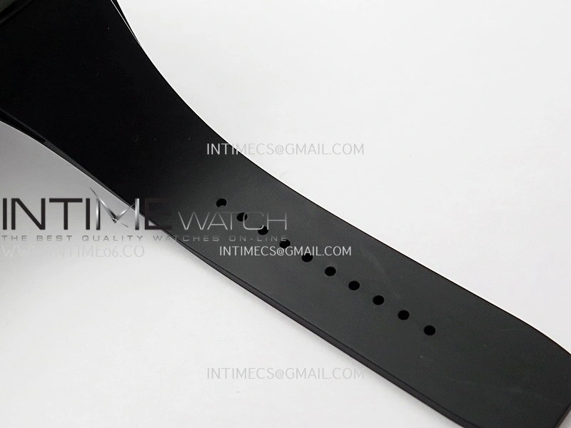 RM061 Black Ceramic ZF 1:1 Best Edition On Black Rubber Strap RMUL2 Super Clone