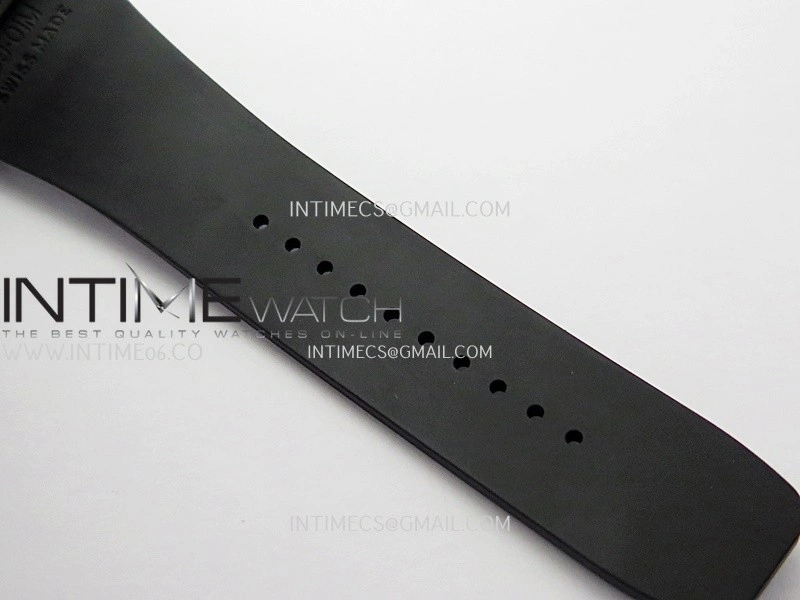 RM061 Black Ceramic ZF 1:1 Best Edition On Black Rubber Strap RMUL2 Super Clone