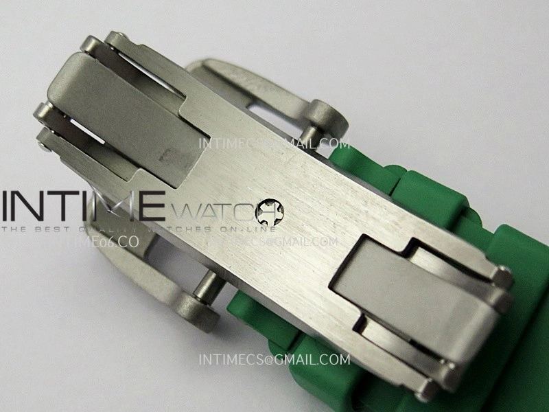 RM061 White Ceramic ZF 1:1 Best Edition on Green Rubber Strap RMUL2 Super Clone