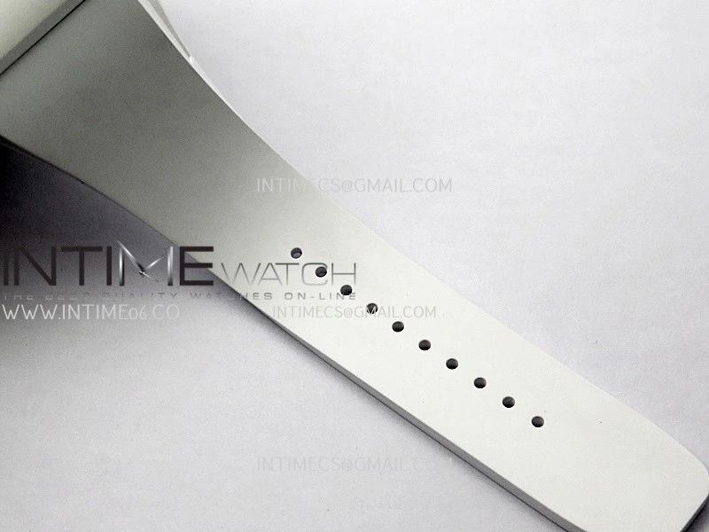 RM061 White Ceramic ZF 1:1 Best Edition on White Rubber Strap RMUL2 Super Clone