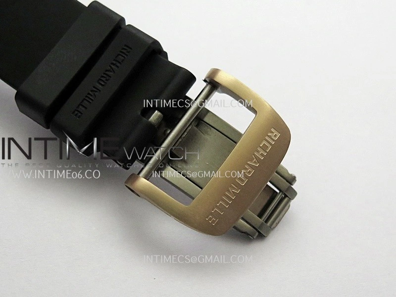 RM67-01 RG 1:1 Best Edition Skeleton Dial On Black Rubber Strap CRMA7 Clone