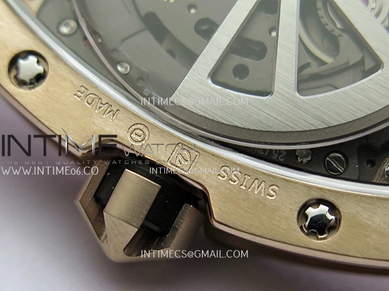 RM67-01 RG 1:1 Best Edition Skeleton Dial On Black Rubber Strap CRMA7 Clone
