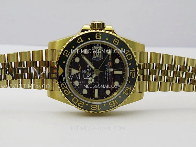 GMT-Master II 126718 GRNR YG 3EF 1:1 Best Edition Tiger Iron Dial On YG Bracelet Super Clone VR3285 CHS