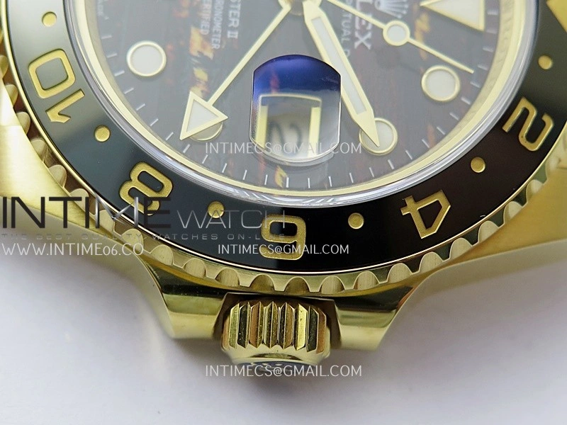 GMT-Master II 126718 GRNR YG 3EF 1:1 Best Edition Tiger Iron Dial On YG Bracelet Super Clone VR3285 CHS