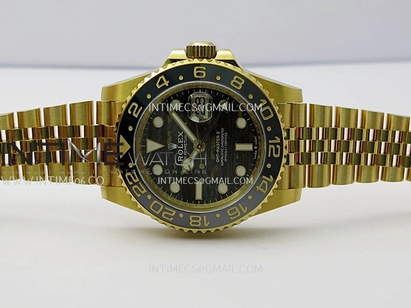 GMT-Master II 126718 GRNR YG ARF 1:1 Best Edition Tiger Iron Dial On YG Bracelet Super Clone VR3285 CHS