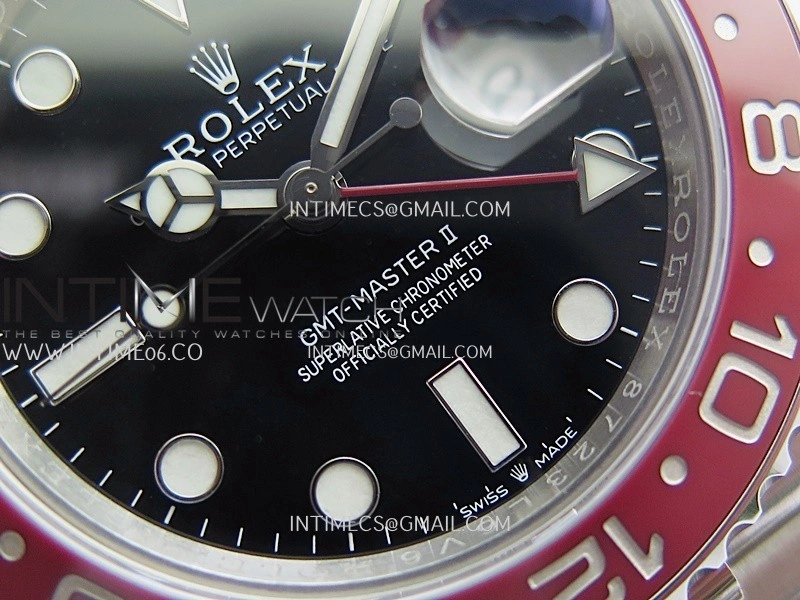 GMT-Master II 126710 BLRO Blue Red 904L SS ERF 1:1 Best Edition Black Dial On Jubilee Bracelet JH3285 CHS