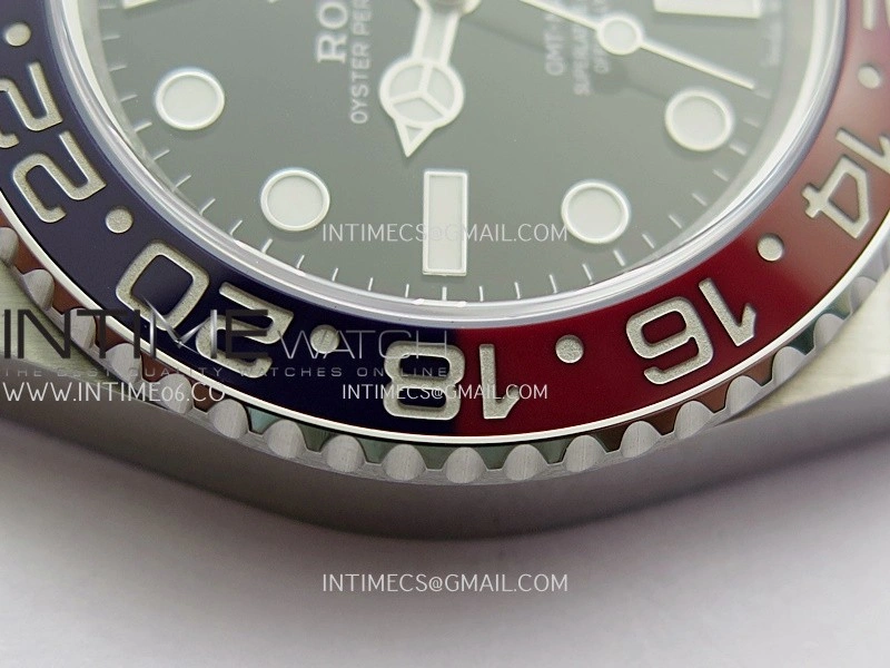 GMT-Master II 126710 BLRO Blue Red 904L SS ERF 1:1 Best Edition Black Dial On Jubilee Bracelet JH3285 CHS