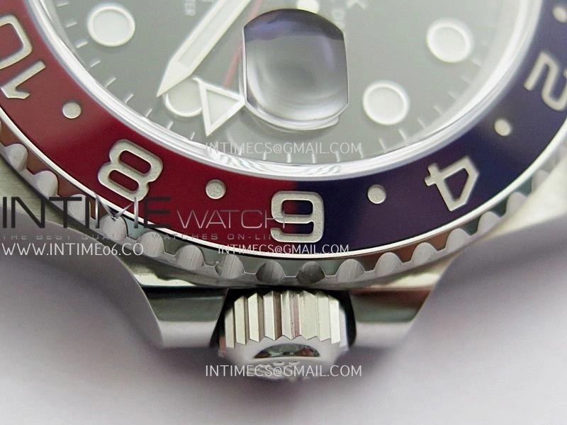 GMT-Master II 126710 BLRO Blue Red 904L SS ERF 1:1 Best Edition Black Dial On Jubilee Bracelet JH3285 CHS